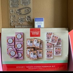 Stampin’ Up! Paper Pumpkin September 2022 "Spooky Treats" set NWT